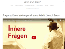 Tablet Screenshot of giselaschmalz.com